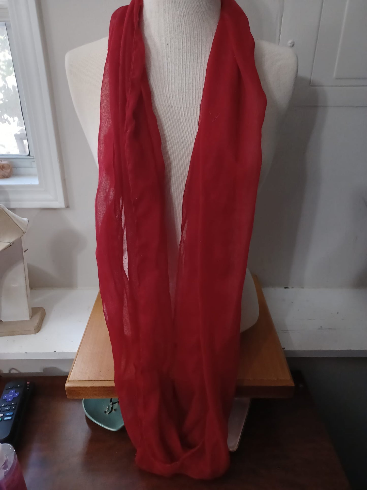 Red Infinity Scarf