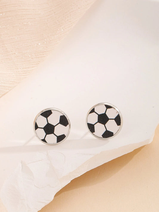 Soccer Earrings