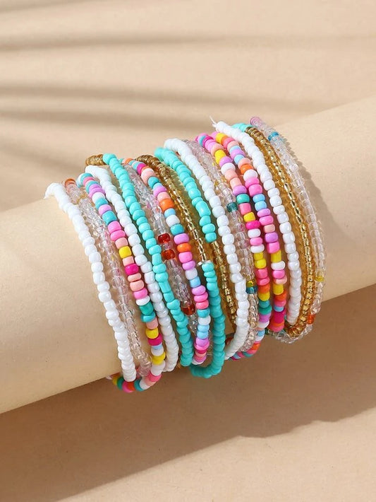 Seabeaded Bracelet Stack