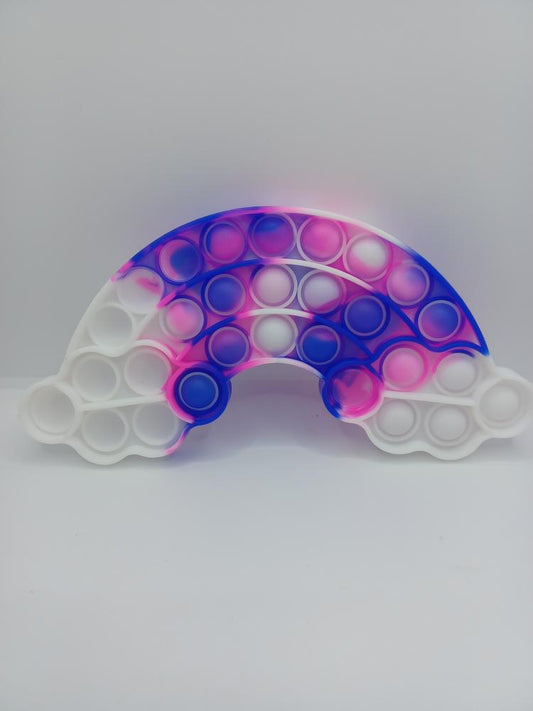 Purple, White, & Pink Rainbow Pop-It
