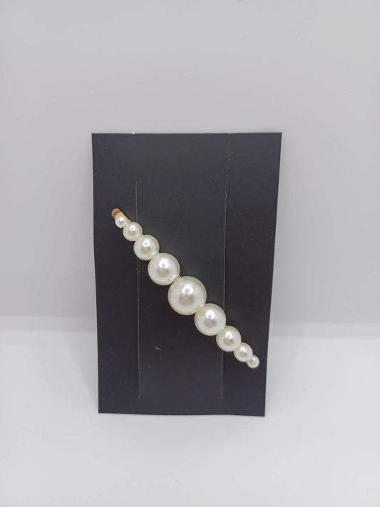 Gold & Pearl Hair Pin Accessory