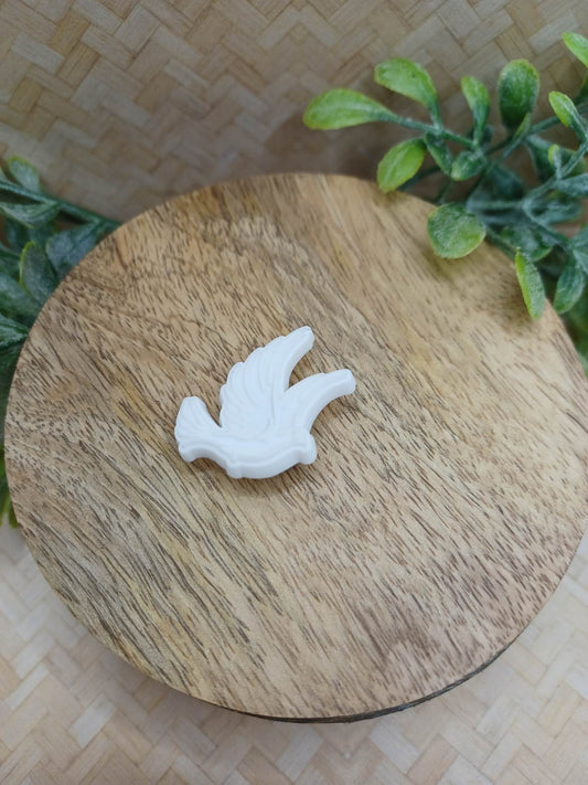 White Bird Shoe Charm Accessory