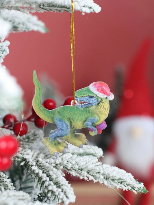 Christmas Dinosaur Ornament