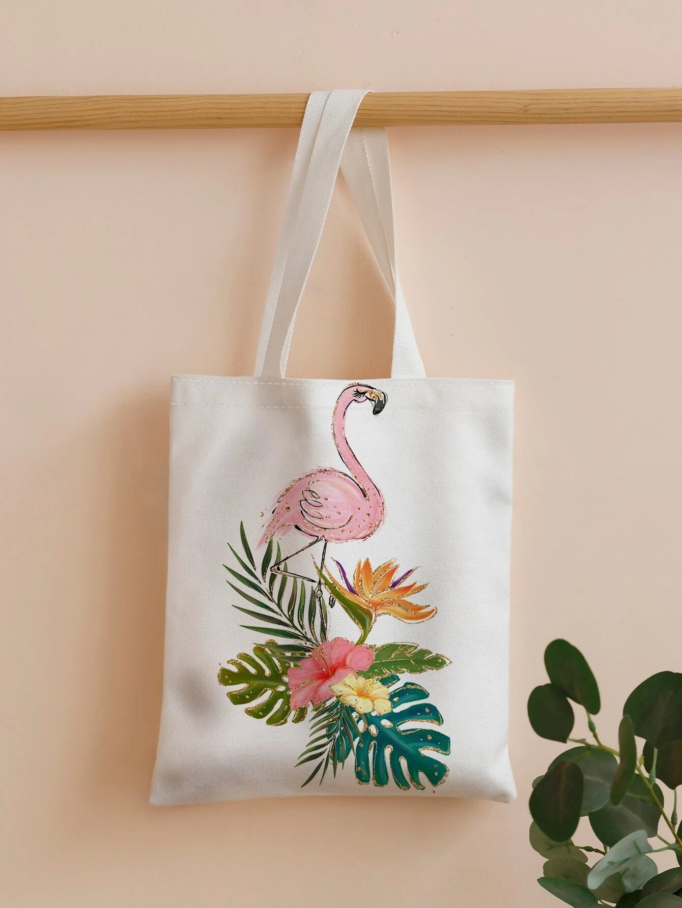 Tropical Flamingo Tote Bag