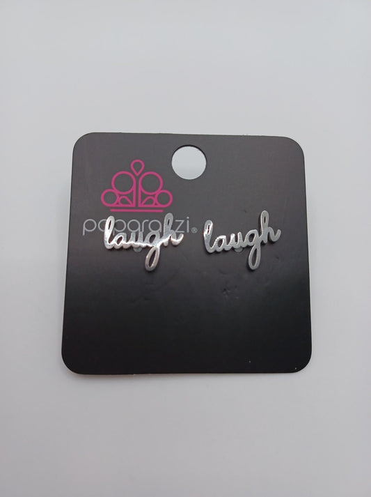 Silver "Laugh" Earrings