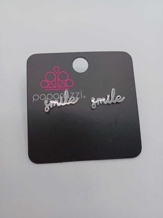 Silver "Smile" Earrings