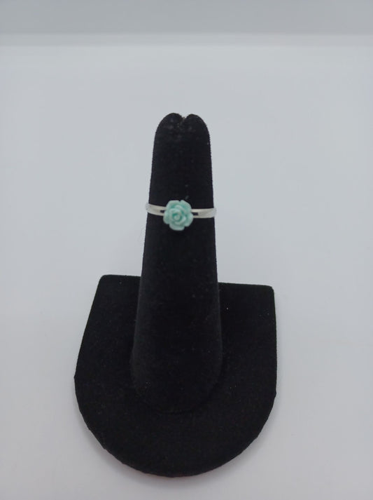 Blue Rose Ring