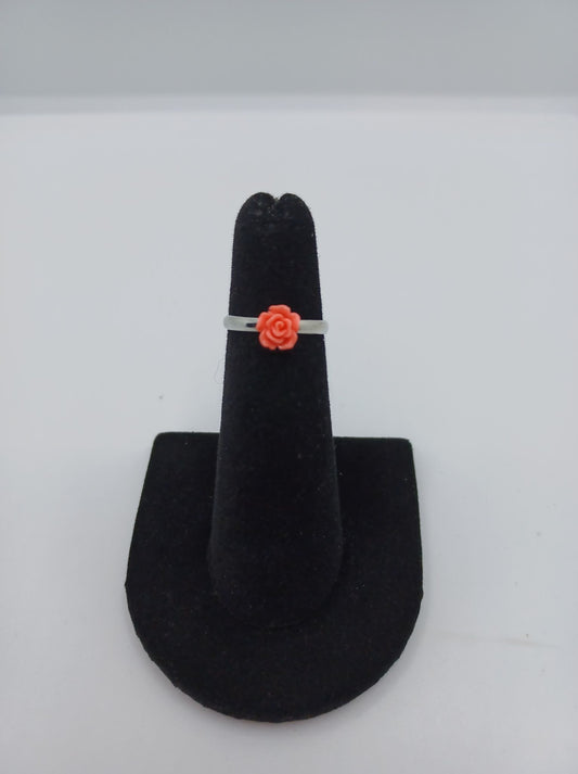 Coral Rose Ring