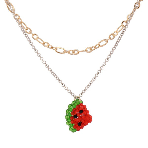 Acrylic Watermelon Necklace