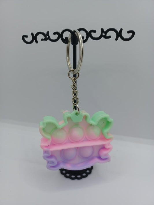 Pastel Crab Keychain Pop-It