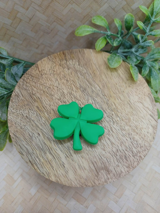 Green Shamrock Shoe Charm Accessory