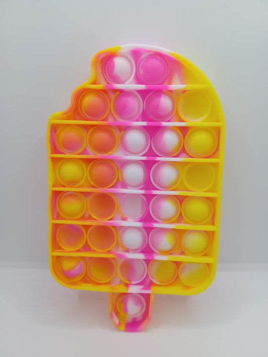 Orange, Pink, White Popsicle Pop-It