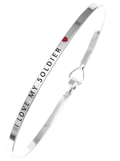 I <3 My Soldier Bracelet