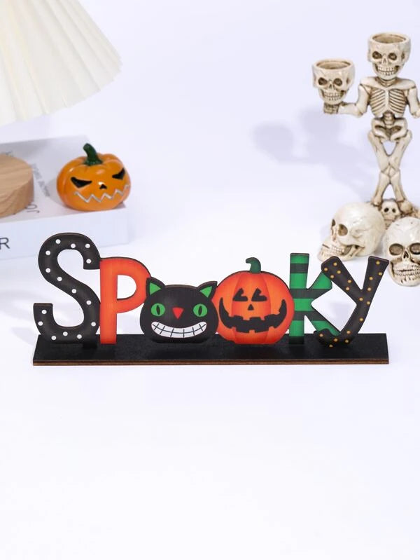 Halloween "Spooky" Decor Sign