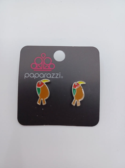 Colorful Parrot Earrings