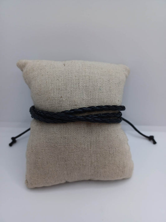 Triple Layered Braided Woven Bracelet