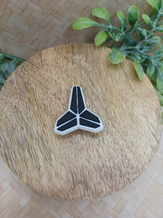 Black & White Shoe Charm Accessory