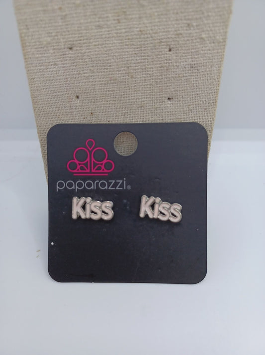 White "Kiss" Earrings