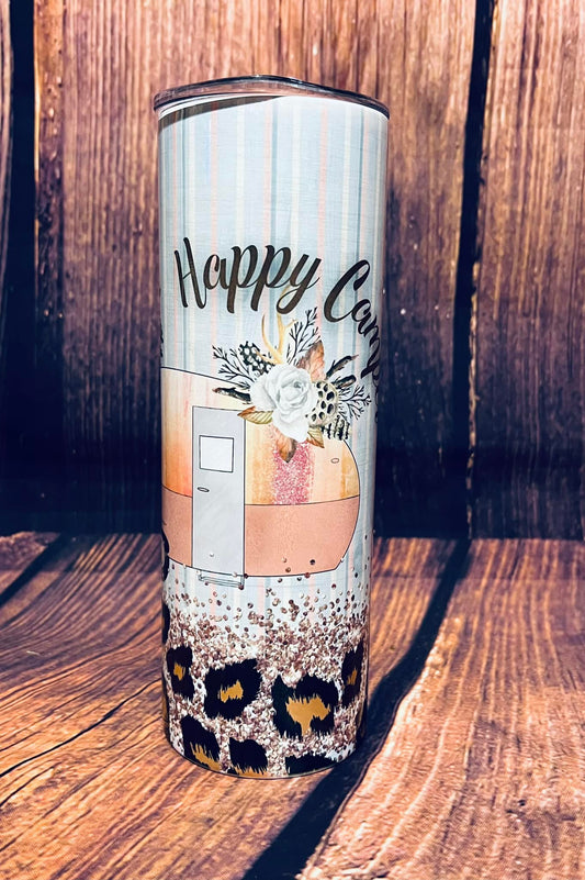 PRE ORDER - Happy Camper Tumbler 20 oz