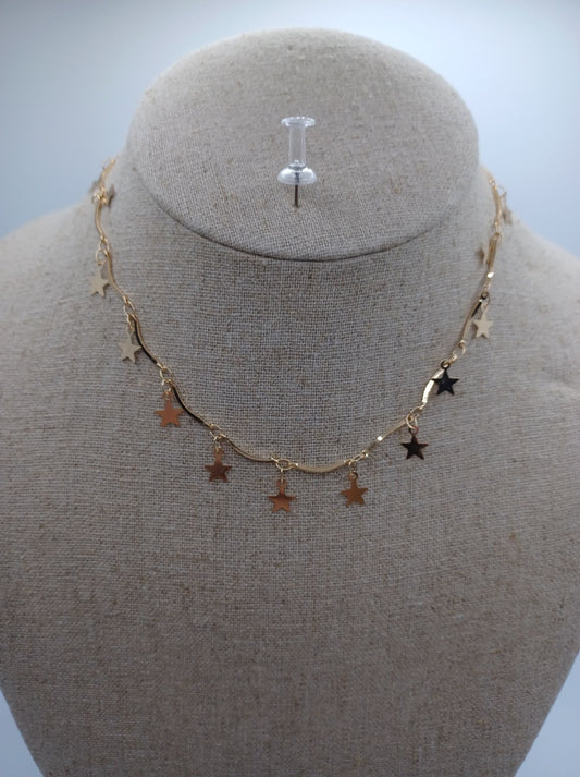 Gold Star Necklace