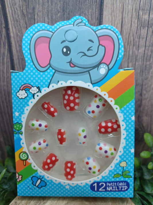 Cute Animals Little Girl's False Nails - Set #9
