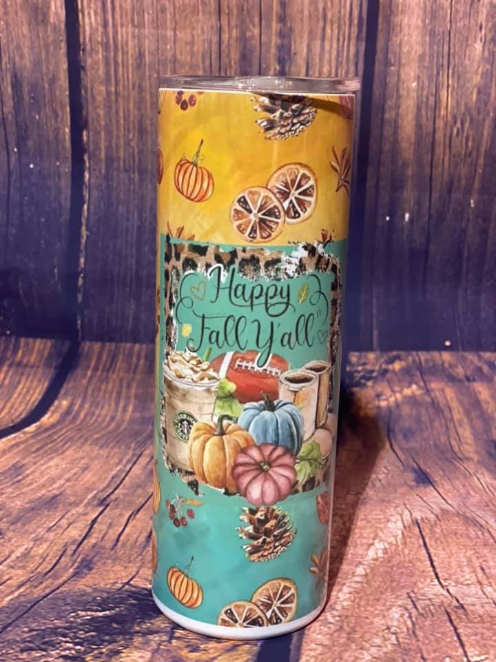 PRE ORDER - Happy Fall Y'all Tumbler