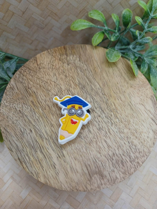 Graduation Pencil Shoe Charm Accessory