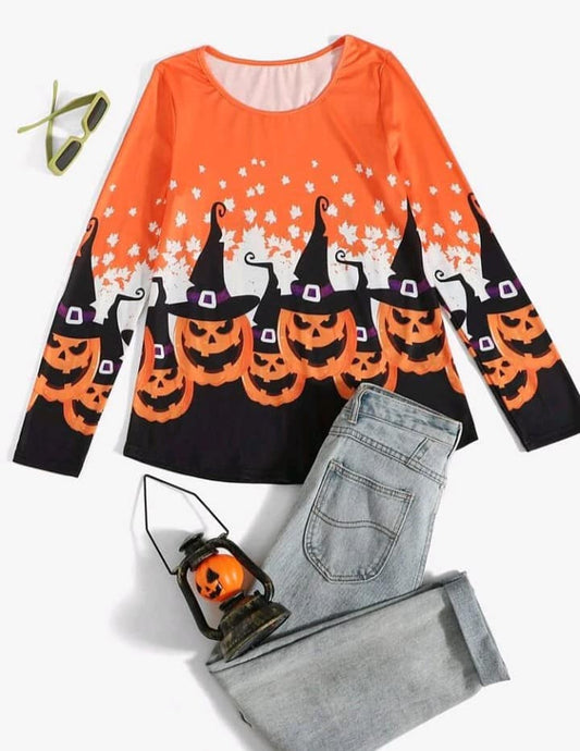 Long Sleeved Halloween Top