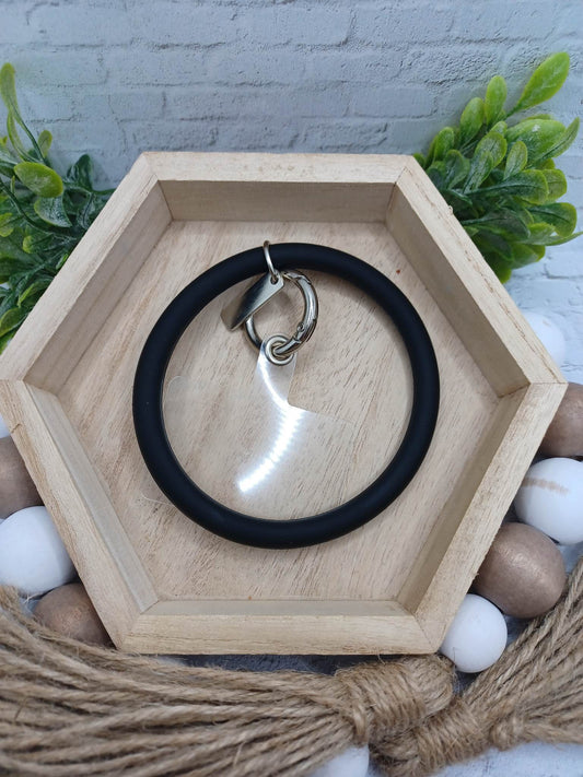 Black Circle Shaped Mobile Phone Accessory