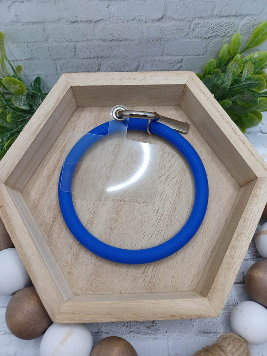 Blue Circle Shaped Mobile Phone Accessory