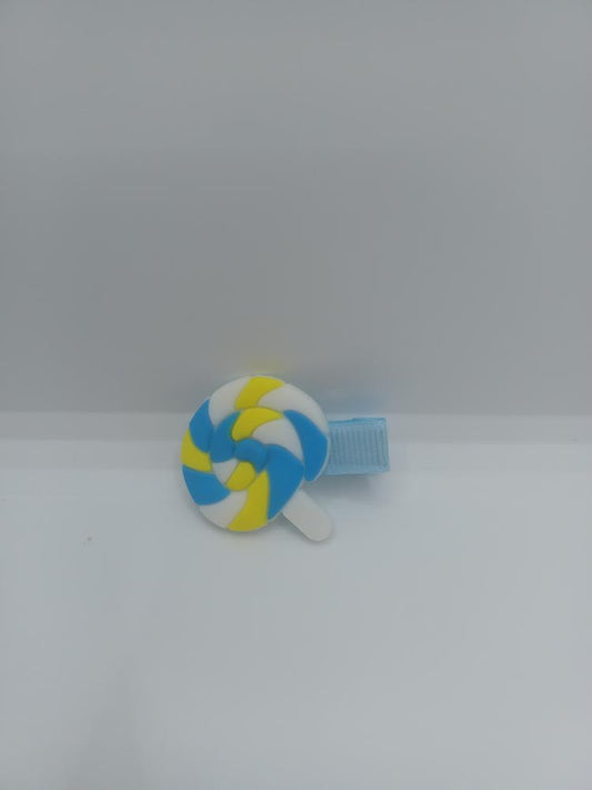 Blue & Yellow Sucker Hair Accessory