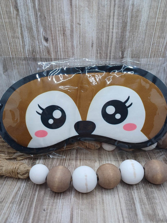 Brown Animal Eye Mask
