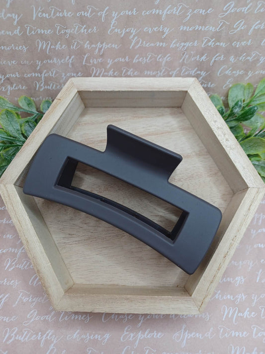 Dark Brown Jaw Hair Clip