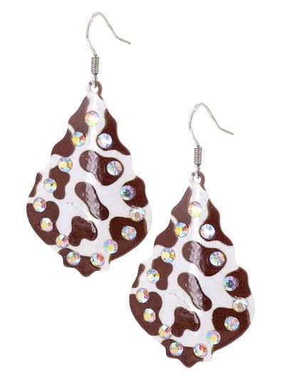 Cow Print Earrings