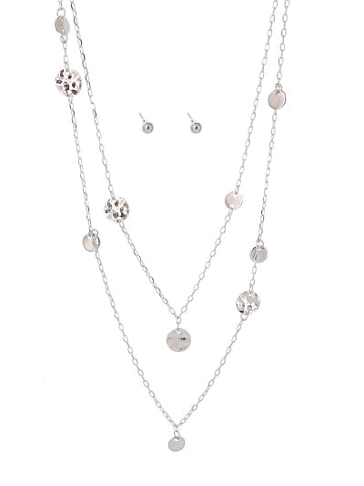 Layered Disc Necklace