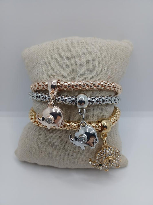 Elephant Bracelet Set