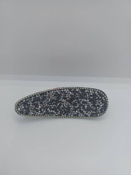 Grey Druzy Barrette Hair Accessory