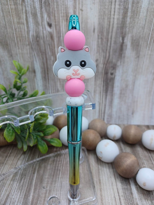 Hampster Beaded Ink Pen
