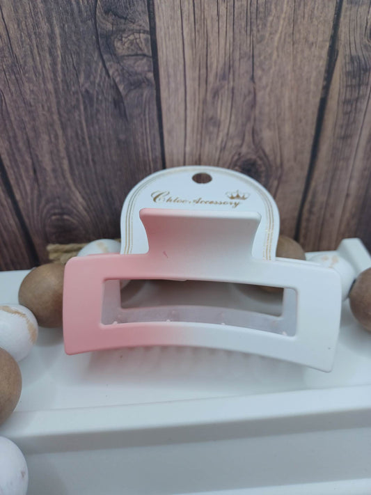 Light Pink Ombre Jaw Hair Clip