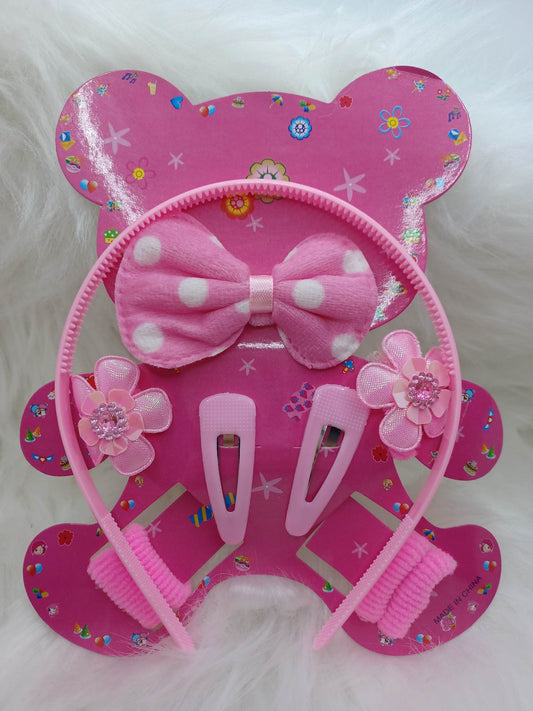 Light Pink Hair Accessory Set