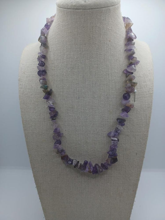Purple Rock Necklace