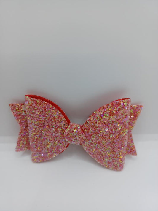 Red Glitter Hairbow