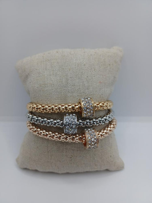 Rounded Charm Bracelet Set