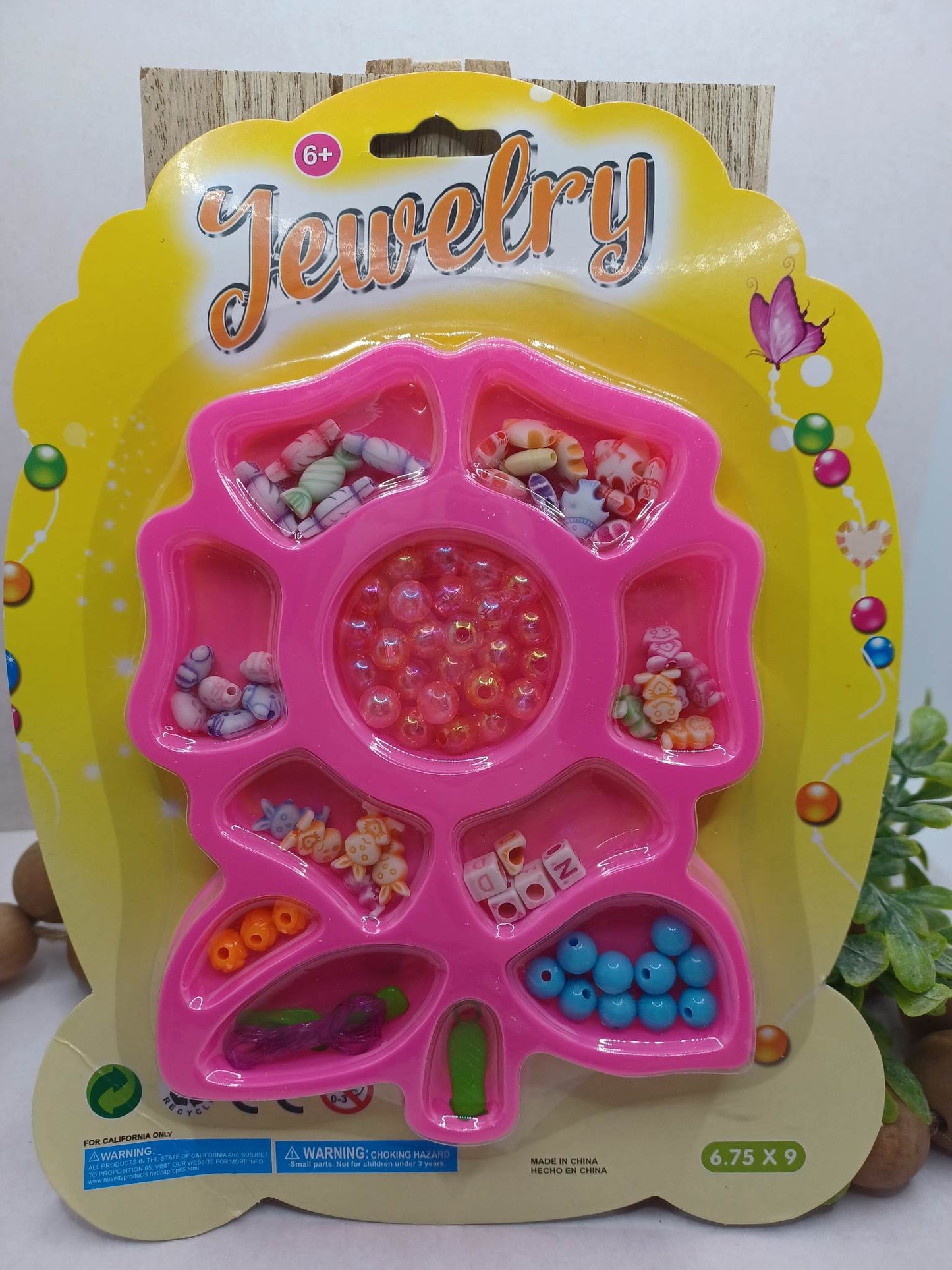 Jewelry Making Kit - Comes with Beads & String - Set 1
