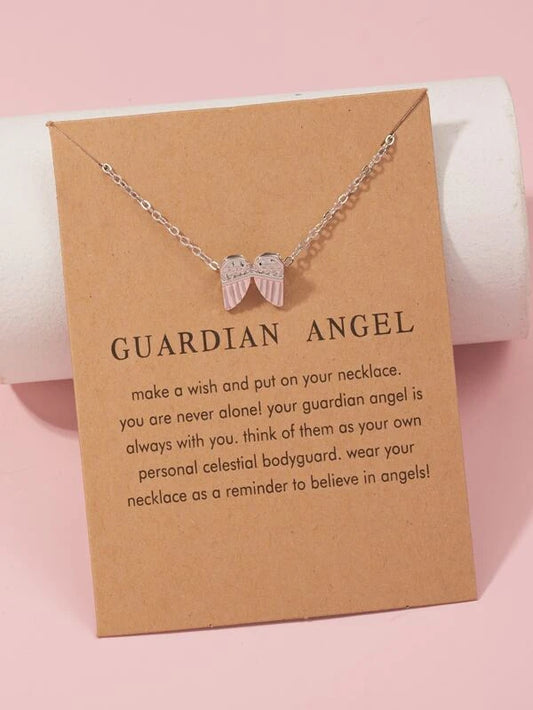Silver Angel Wing Necklace