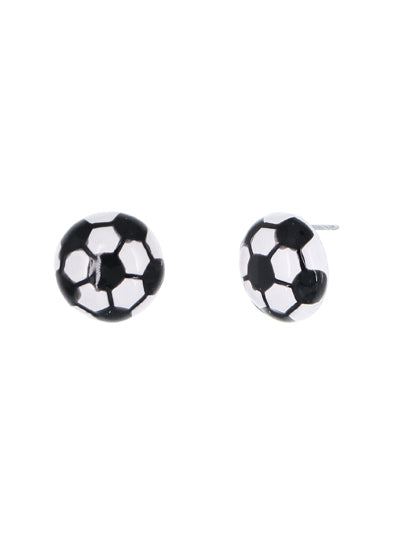 Soccer Post Back Earrings