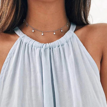 Silver Star Necklace