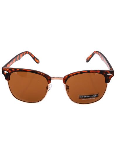 Tortise Rimmed Sunglasses w/ Brown Lenses