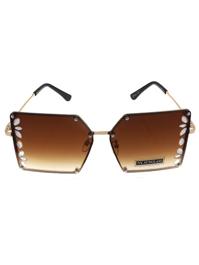 Rhinestone Edged Sunglasses