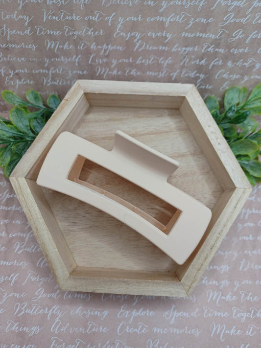 Tan Jaw Hair Clip